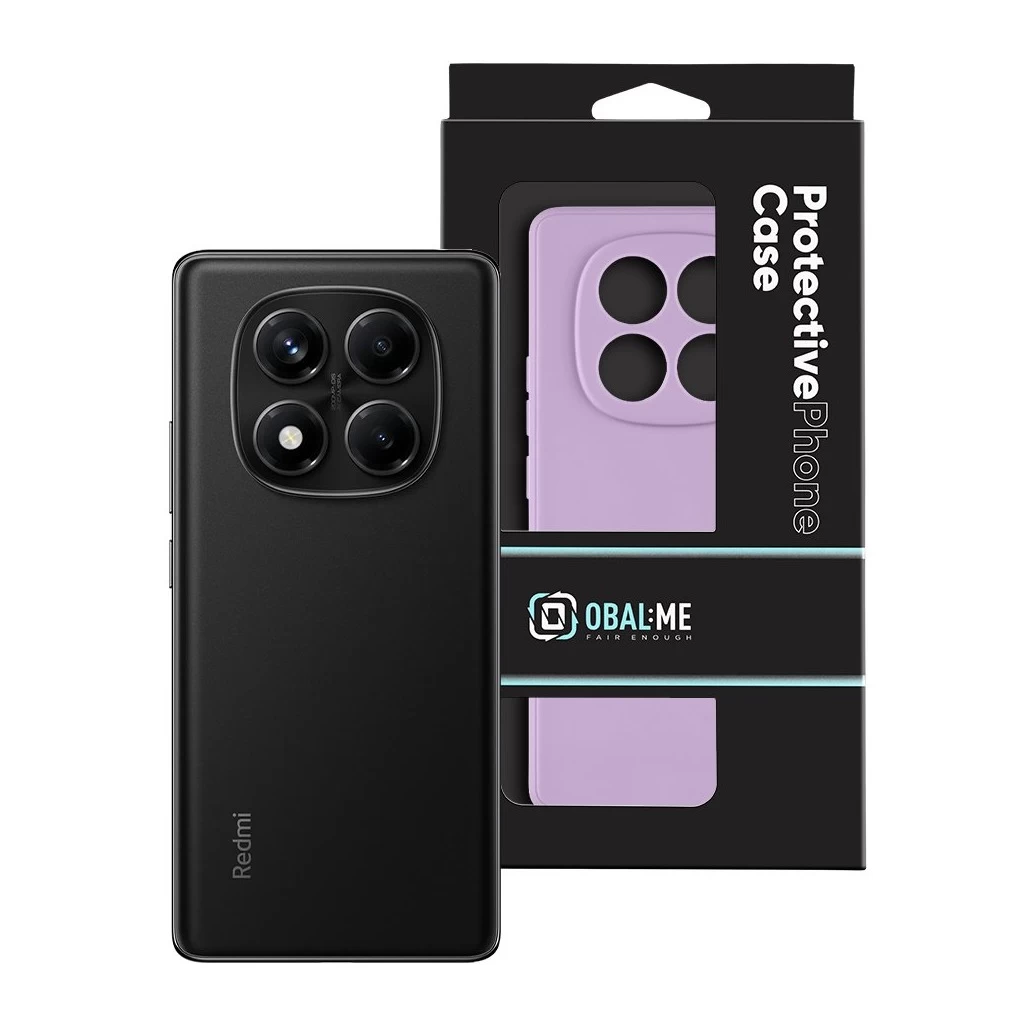 OBAL:ME Matte TPU tok Xiaomi Redmi Note 14 Pro 4G készülékhez lila