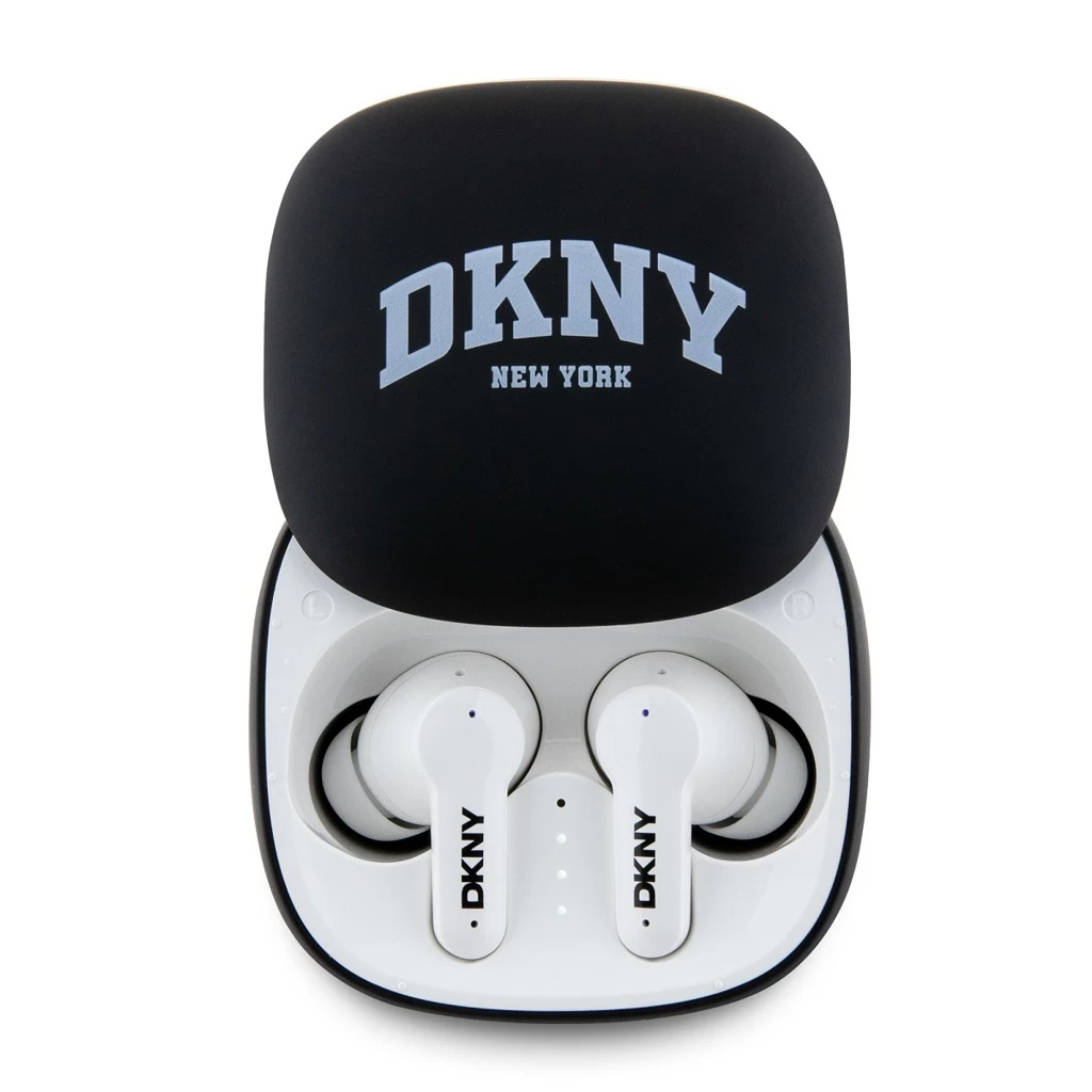 DKNY 3D Rubber Matte Finish TWS vezeték nélküli fülhallgató fekete DKNY 3D Rubber Matte Finish TWS vezeték nélküli fülhallgató fekete