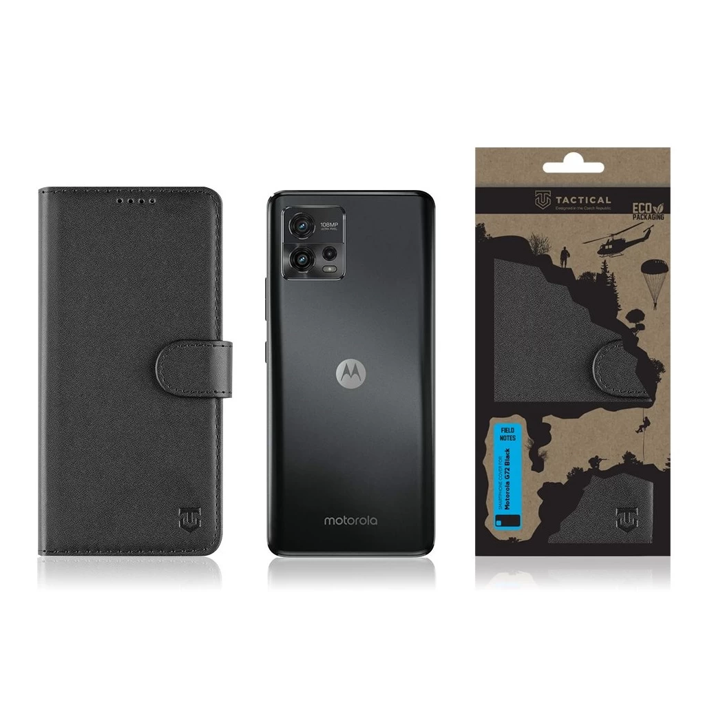 Tactical Field Notes tok Motorola G72 készülékhez fekete