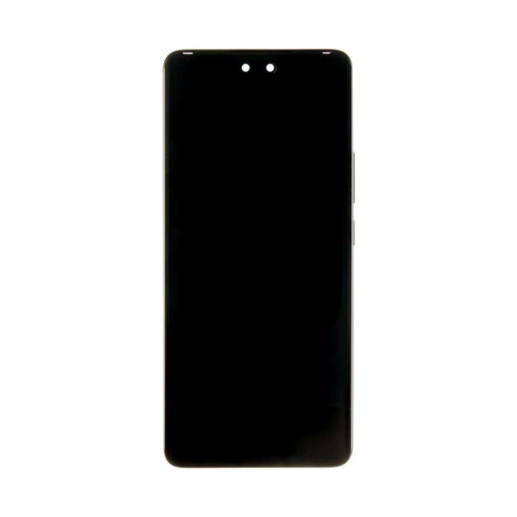 LCD kijelző + érintő egység + elülső tok Xiaomi 13 Lite készülékhez fekete