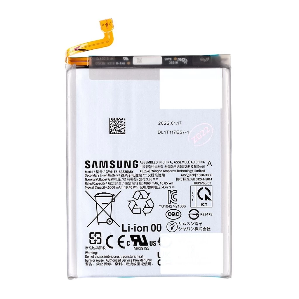 EB-BA336ABY Samsung Li-Ion 5000mAh akkumulátor (Service pack)