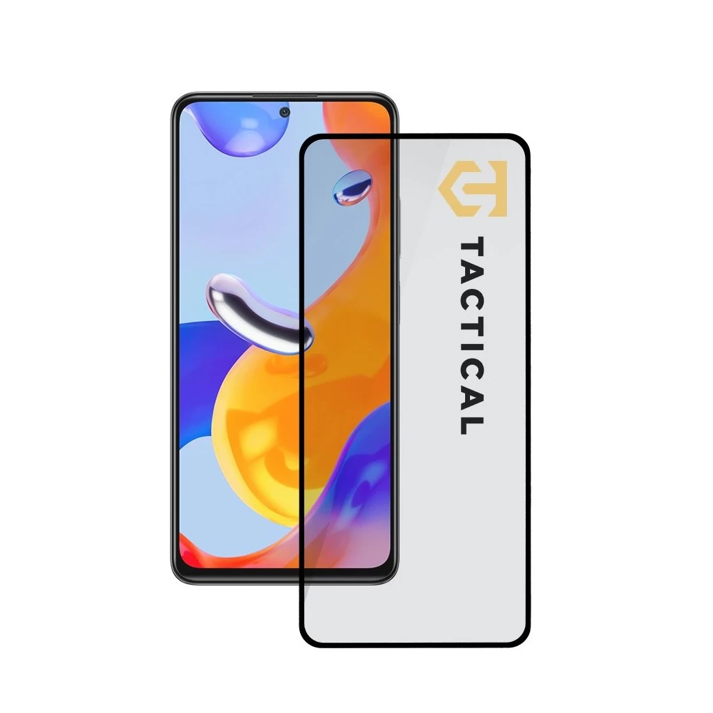 Tactical Glass Shield 5D Xiaomi Redmi Note 11 Pro 5G/11 Pro+ 5G készülékhez fekete