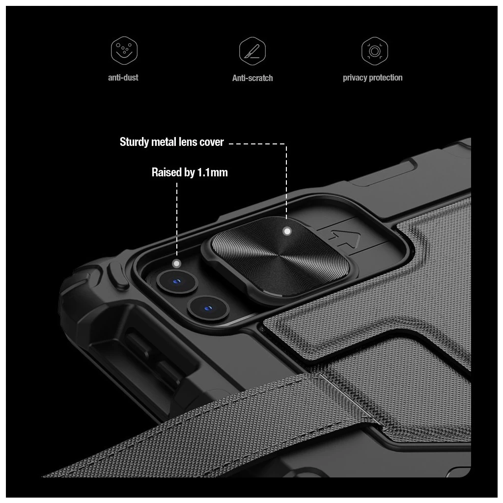 Nillkin Bumper GO billentyűzetes tok (Backlit Version) iPad Air 4/5/10.9 (2020/11/2024/2025) és iPad Pro 11 (2020/2021/2022) készülékhez fekete