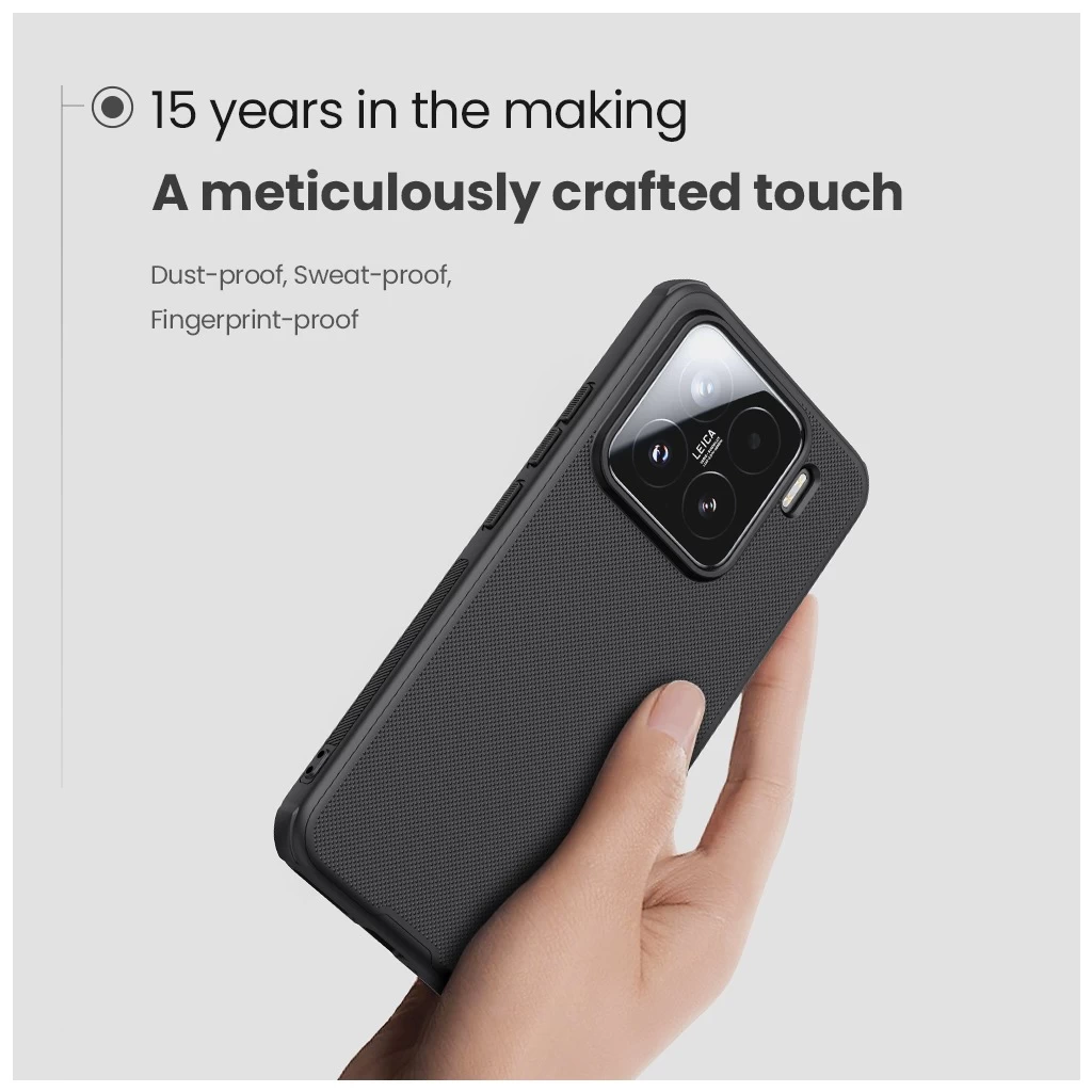 Nillkin Super Frosted PRO hátsó tok Xiaomi 15 készülékhez kék