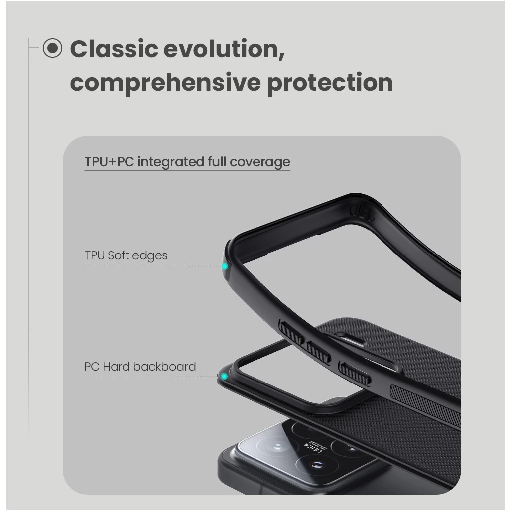 Nillkin Super Frosted PRO hátsó tok Xiaomi 15 készülékhez kék