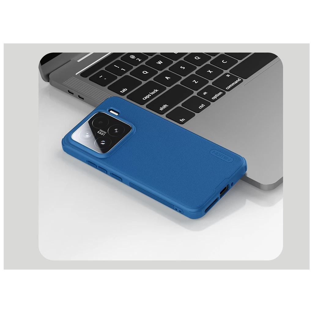 Nillkin Super Frosted PRO hátsó tok Xiaomi 15 készülékhez kék