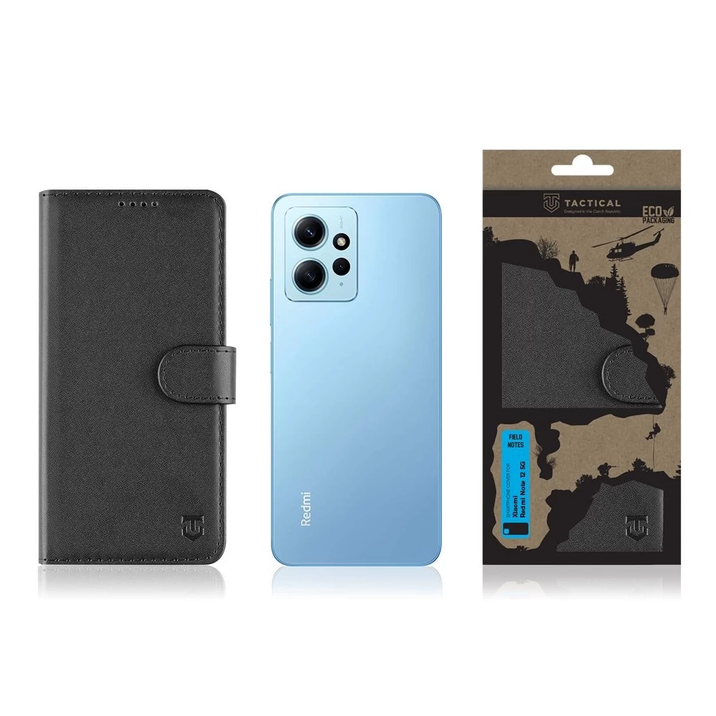 Tactical Field Notes, Xiaomi Redmi Note 12 5G készülékhez, fekete