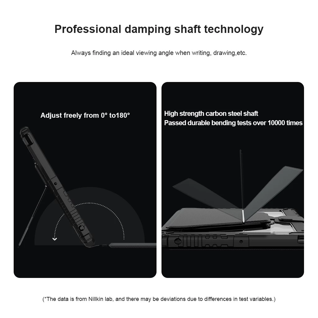 Nillkin Bumper Link billentyűzetes tok (Backlit Version) iPad 10.2 2019/2020/2021 készülékhez fekete