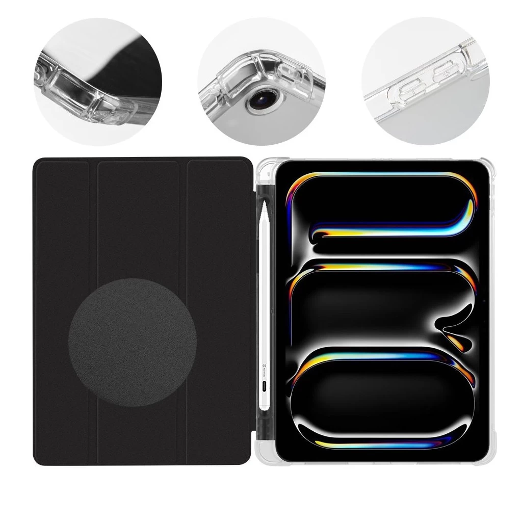 OBAL:ME MistyTab tok iPad Air készülékhez (2020/2022/2024/2025) / iPad Pro 11 készülékhez (1/2/3/4) fekete