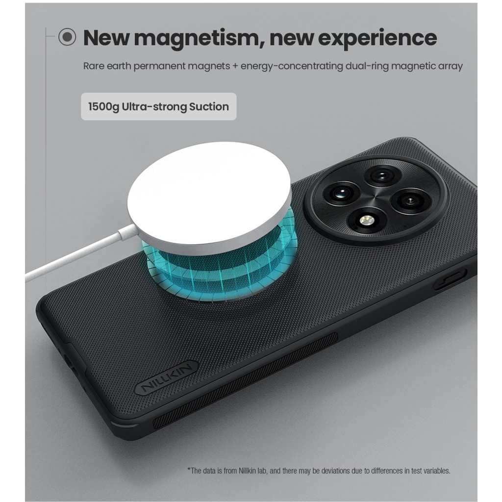 Nillkin Super Frosted PRO mágneses hátoldali tok OnePlus 13 készülékhez fekete
