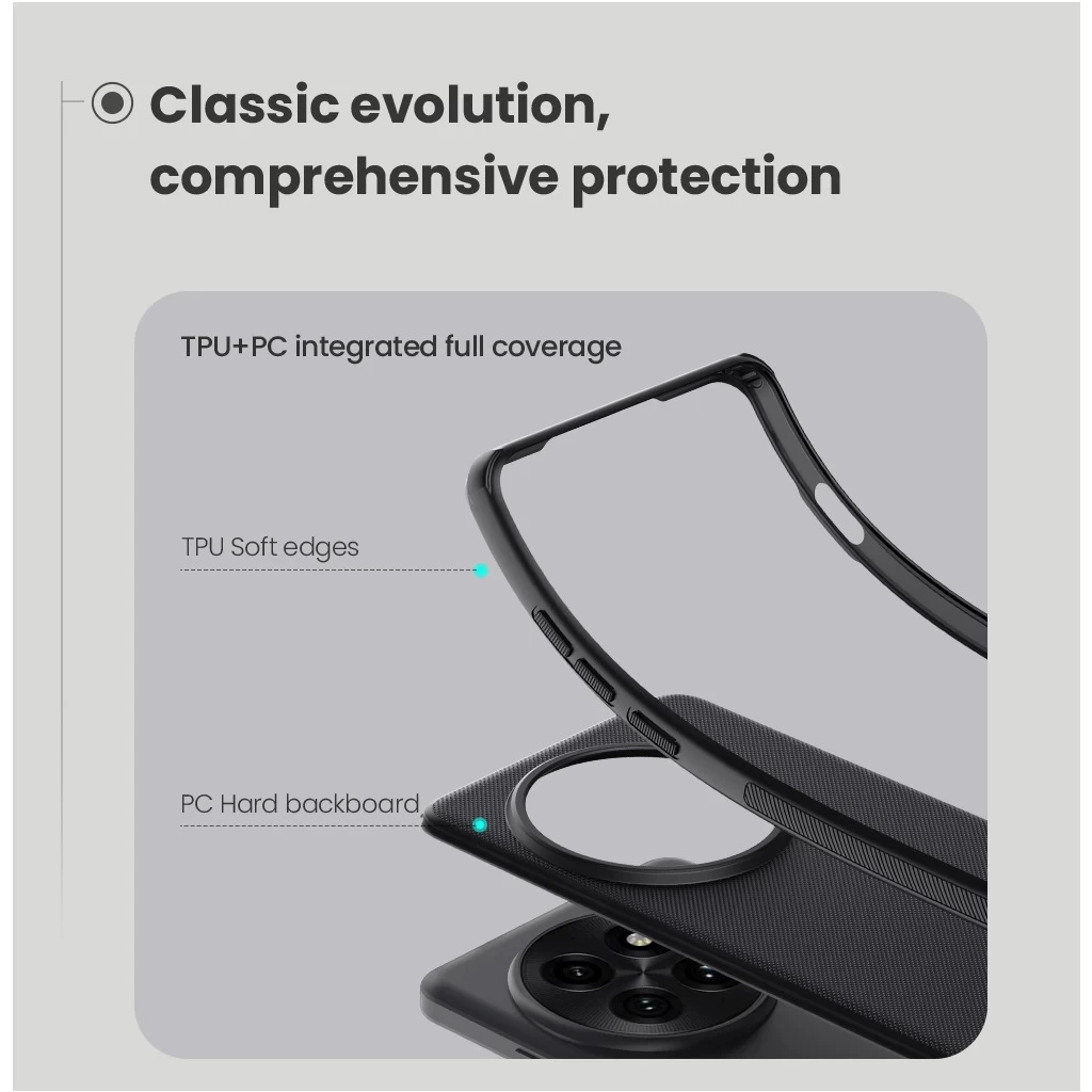 Nillkin Super Frosted PRO mágneses hátoldali tok OnePlus 13 készülékhez fekete