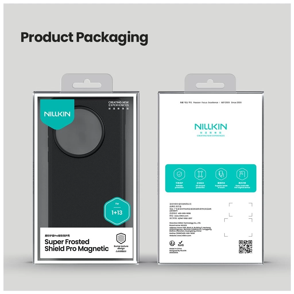 Nillkin Super Frosted PRO mágneses hátoldali tok OnePlus 13 készülékhez fekete