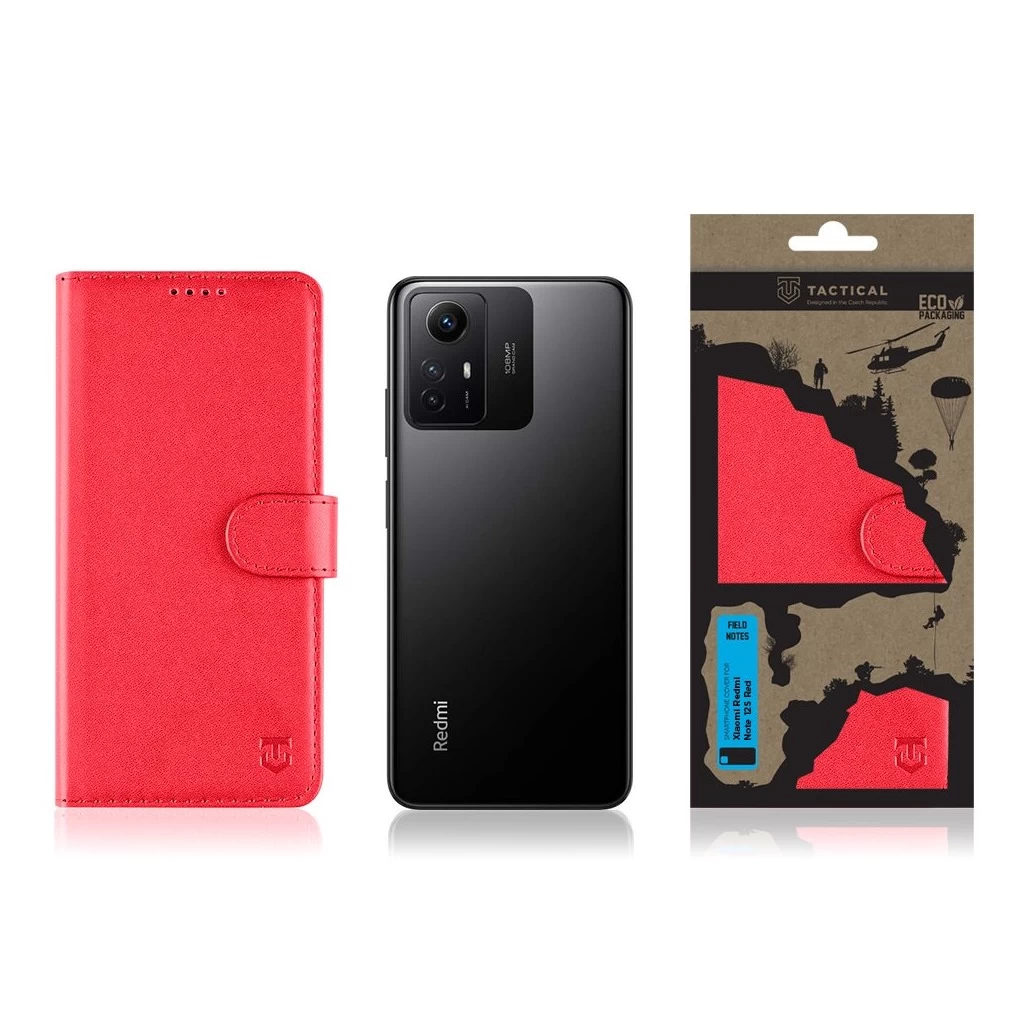 Tactical Field Notes tok Xiaomi Redmi Note 12S készülékhez piros