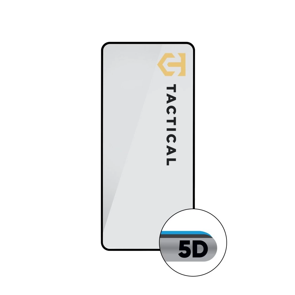 Tactical Glass Shield 5D for Xiaomi Redmi Note 12S készülékhez fekete