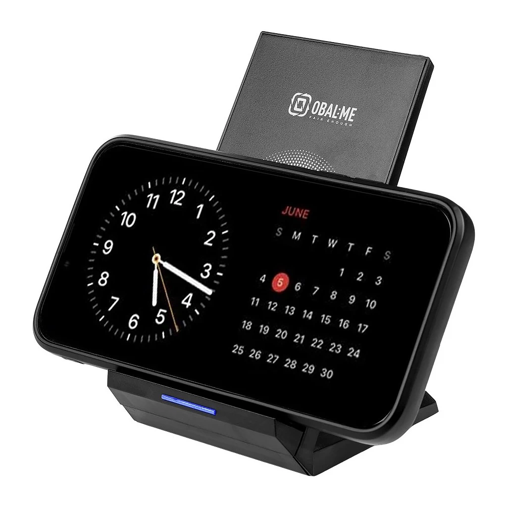 OBAL:ME StandCharger vezeték nélküli töltőállvány 15W fekete