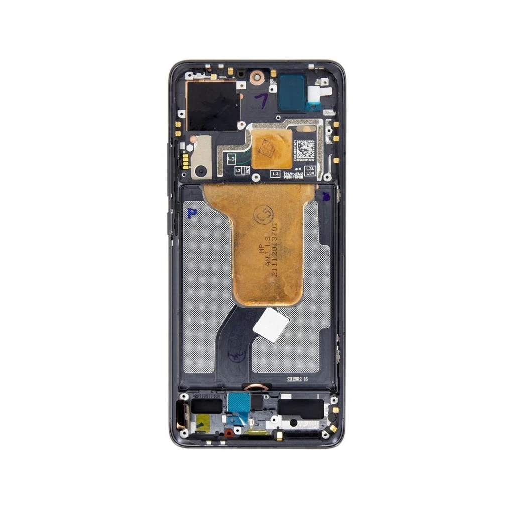 LCD kijelző + érintő modul + előlap a Xiaomi 12/12X készülékhez, szürke