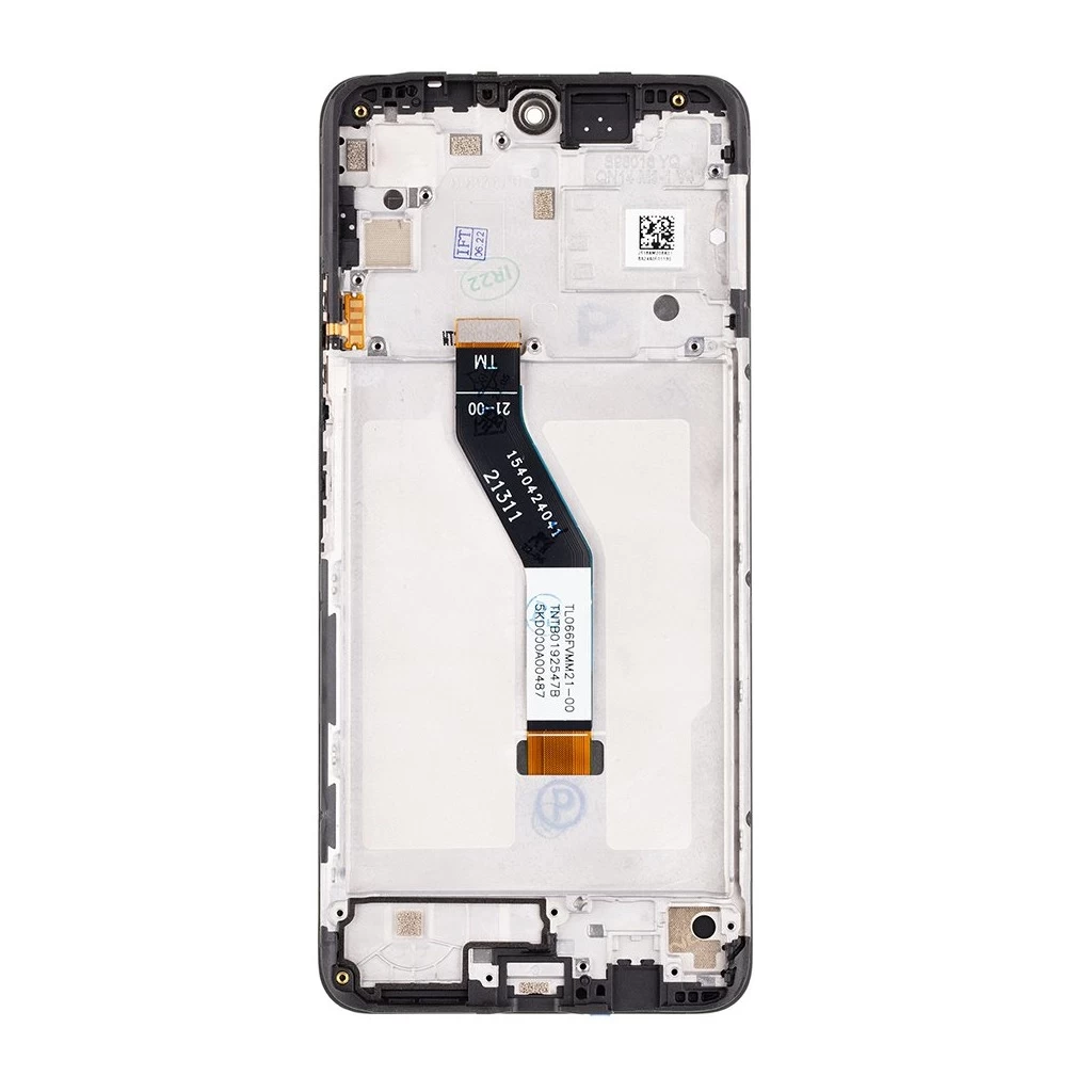 LCD kijelző + érintő egység + elülső tok Poco M4 Pro 5G készülékhez