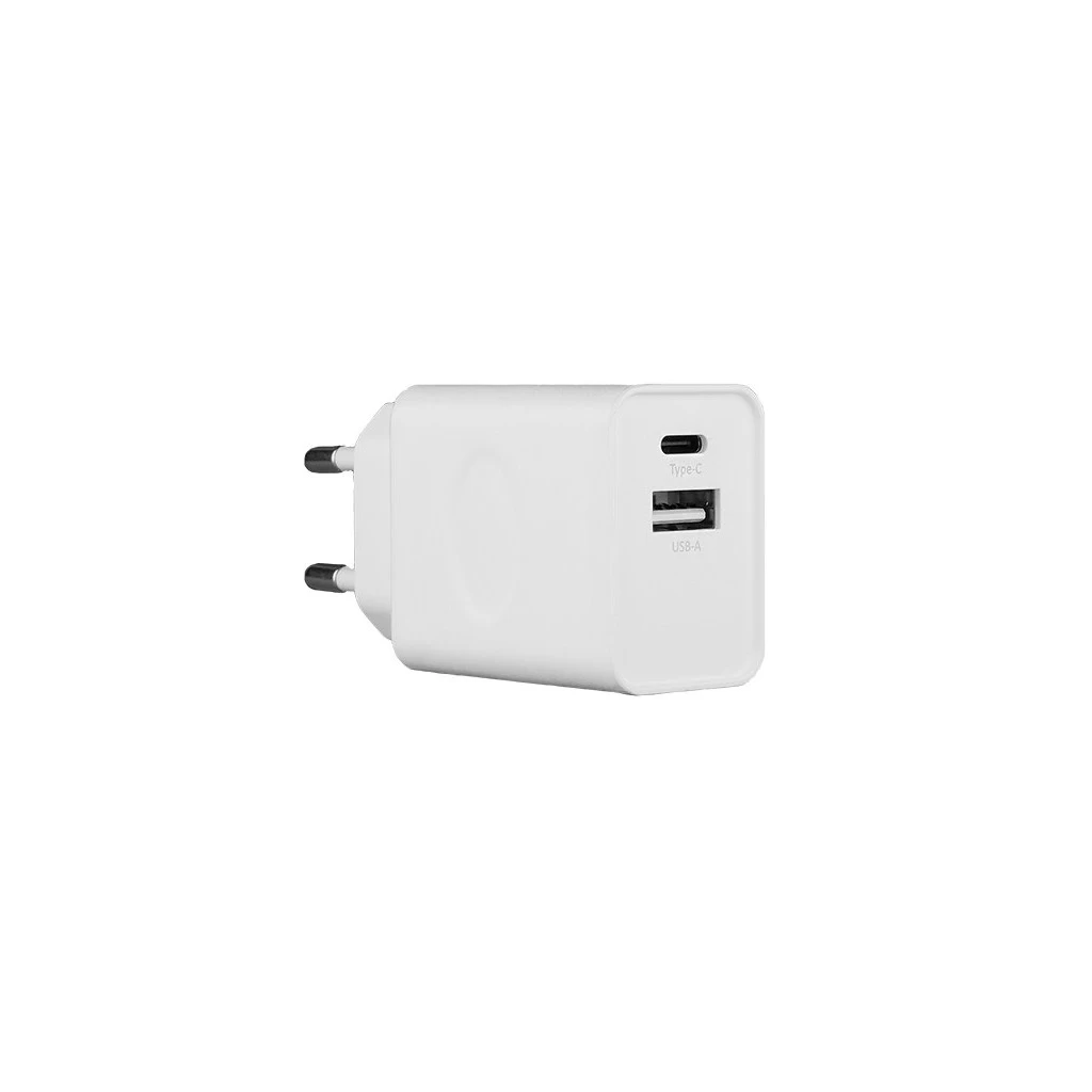 H33AC-E10 33W utazótöltő Dual USB-A + USB-C fehér
