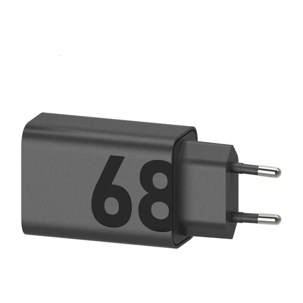 MC-682N Motorola USB-C 68W GaN utazó töltő fekete (Service Pack)