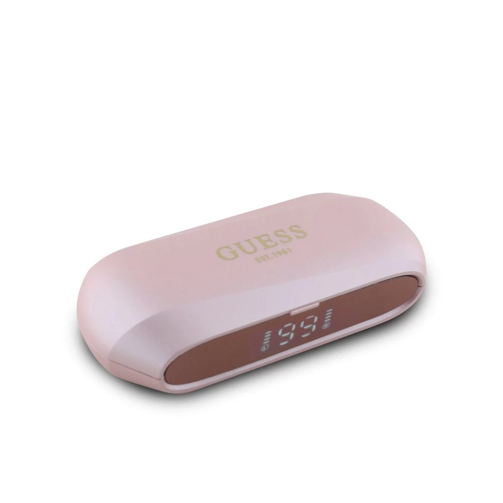 Guess Elongated Metallic ENC TWS vezeték nélküli fülhallgató rózsaszín