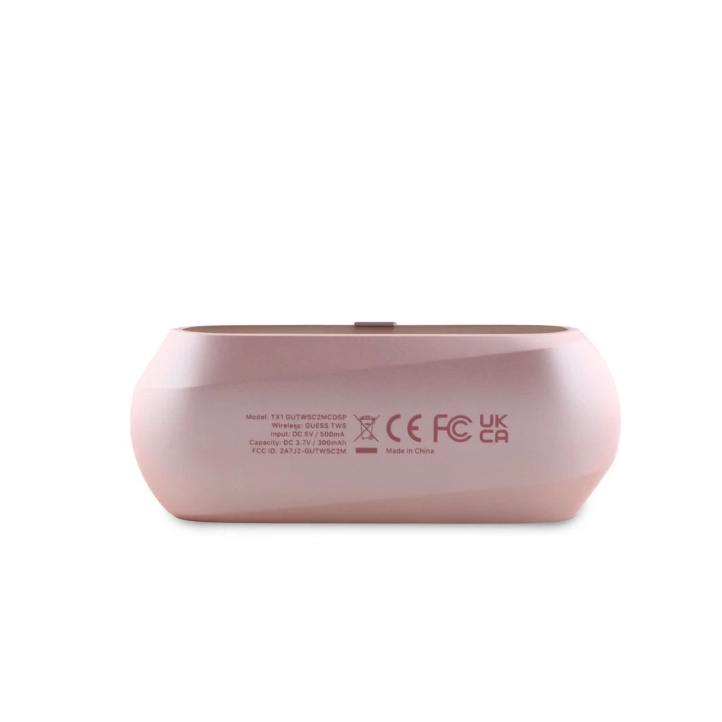 Guess Elongated Metallic ENC TWS vezeték nélküli fülhallgató rózsaszín