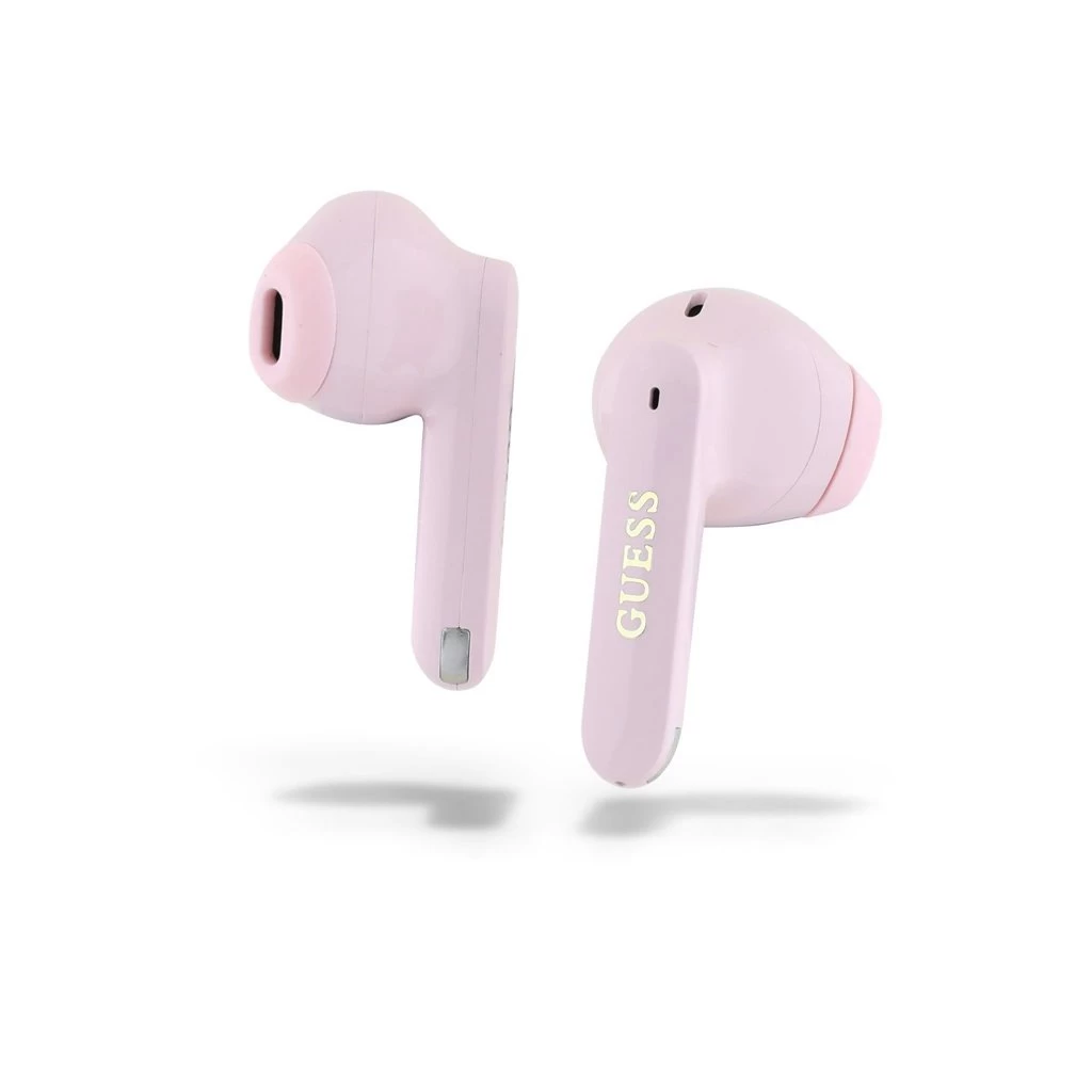 Guess Elongated Metallic ENC TWS vezeték nélküli fülhallgató rózsaszín