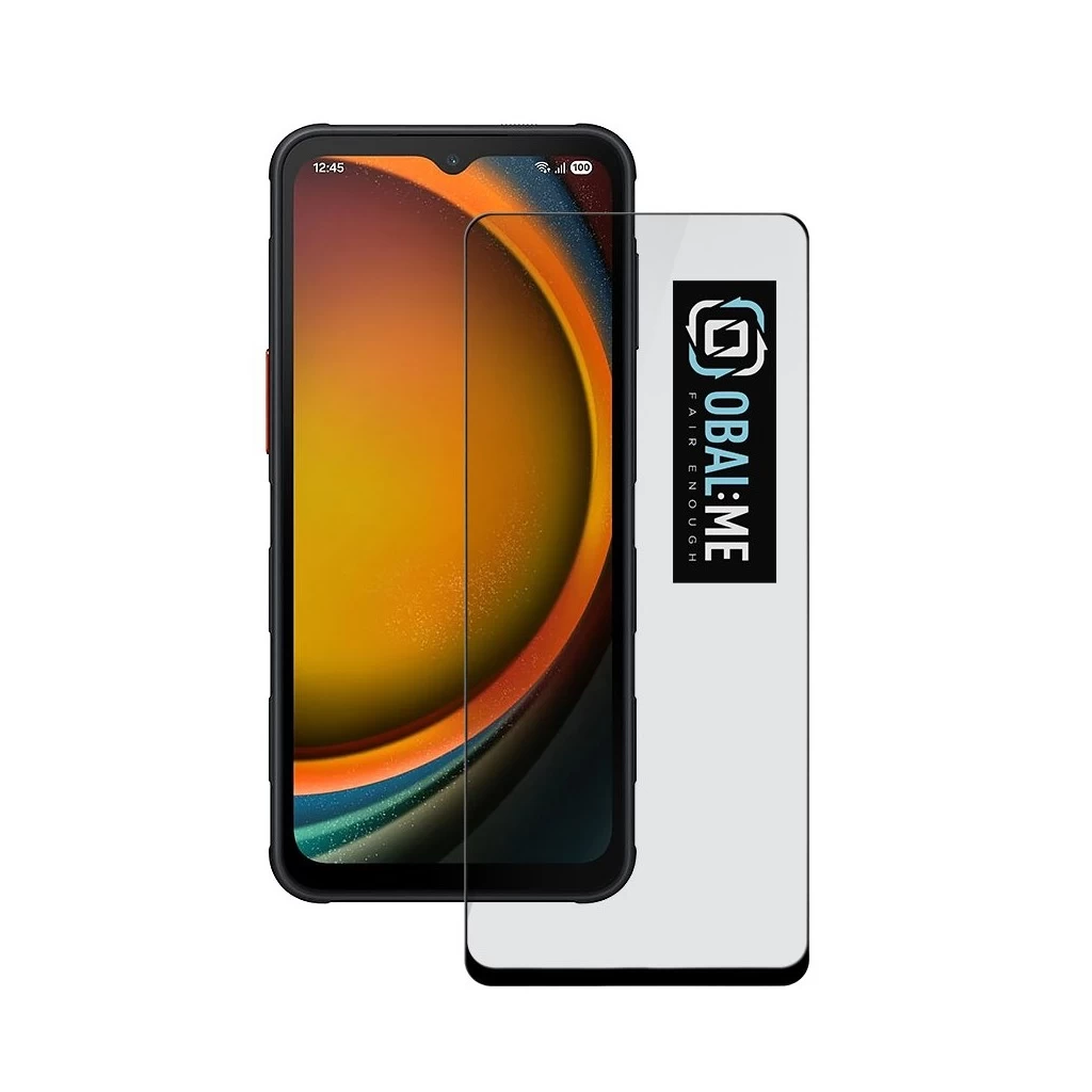 OBAL:ME 5D üveg kijelzővédő Samsung Galaxy Xcover7 Pro készülékhez fekete
