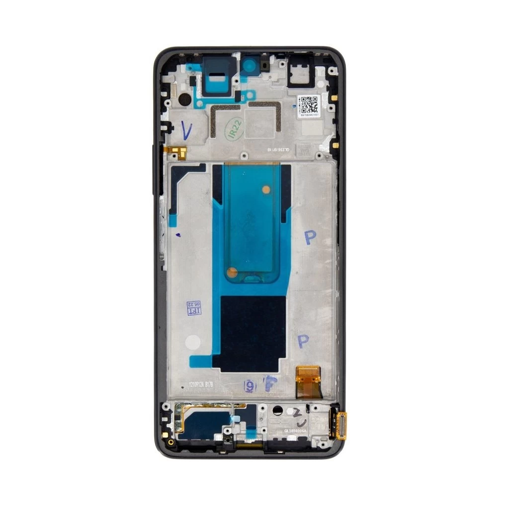 LCD kijelző + érintő egység + előlapi üveg a Xiaomi Redmi Note 11 Pro+ 5G készülékhez fekete