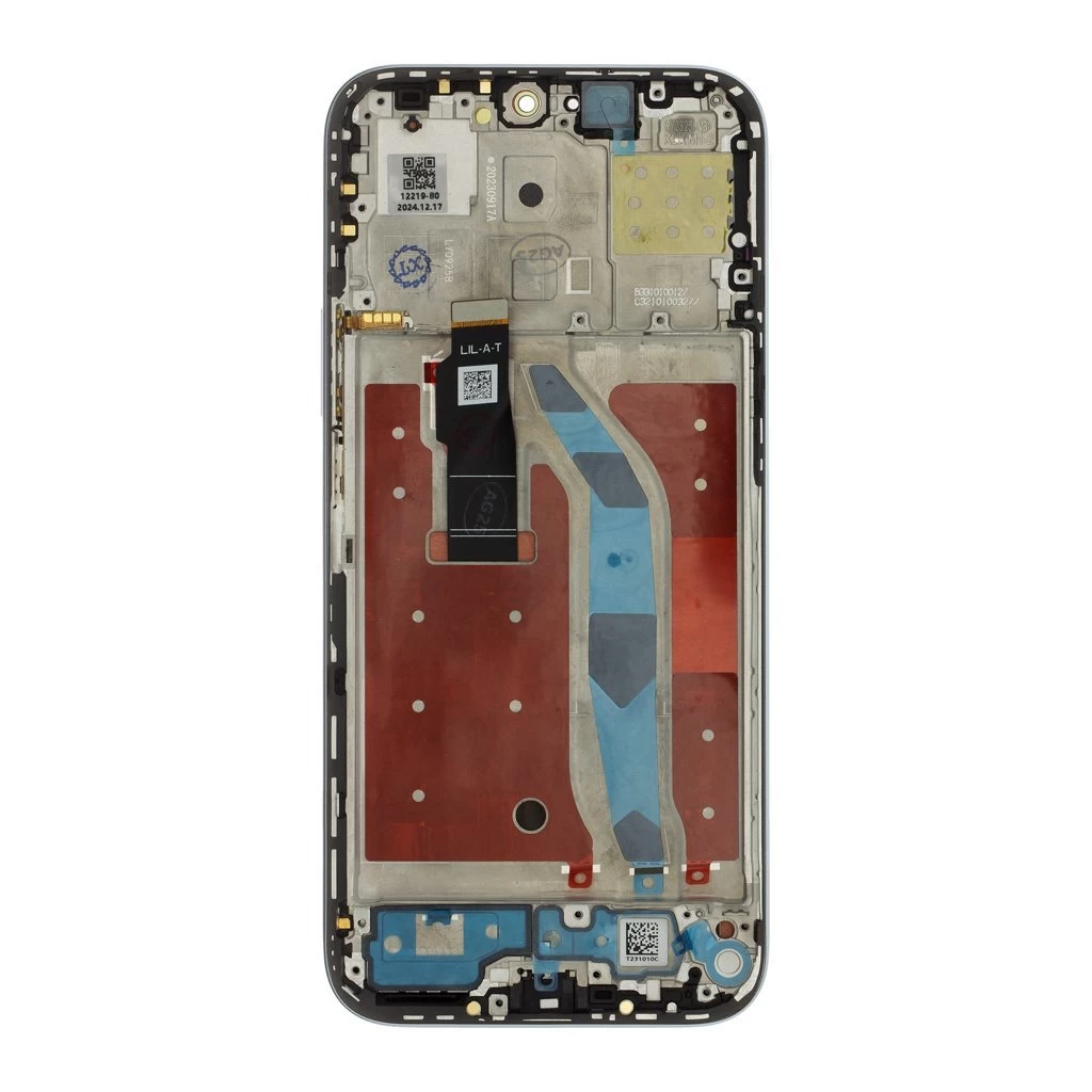 LCD kijelző + érintőegység + elülső tok Honor 200 Lite készülékhez, csillagos kék