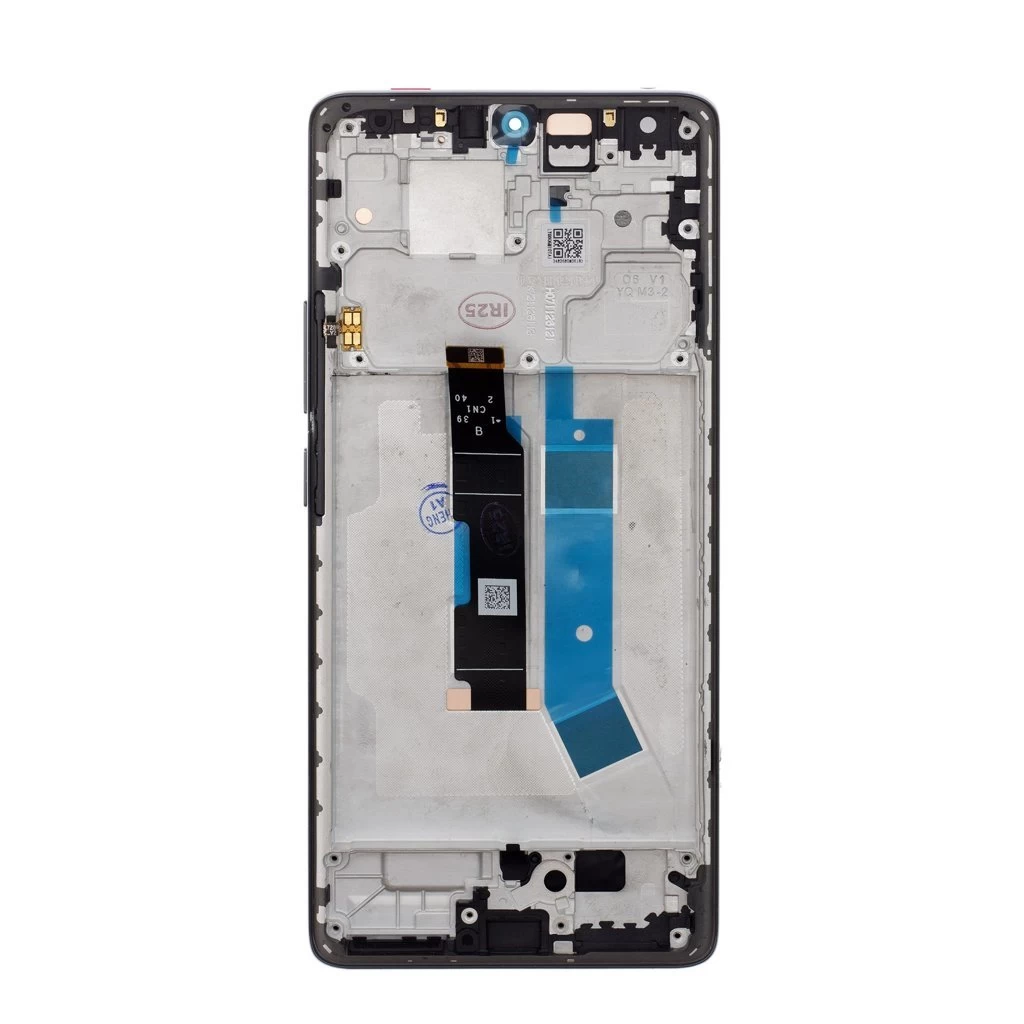 LCD kijelző + érintő egység + előlap Xiaomi Redmi Note 14 Pro 4G készülékhez éjfekete