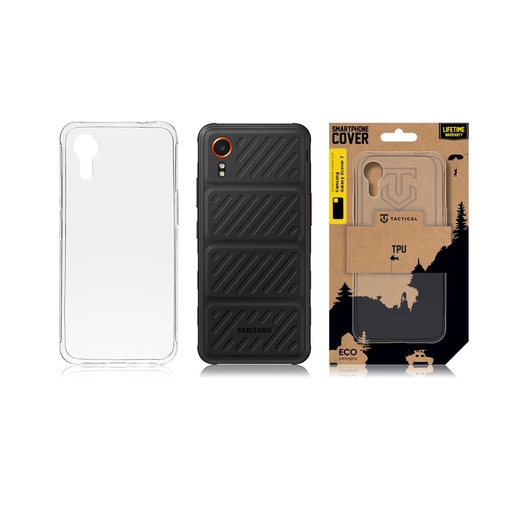 Tactical TPU tok Samsung Galaxy Xcover 7 készülékhez átlátszó
