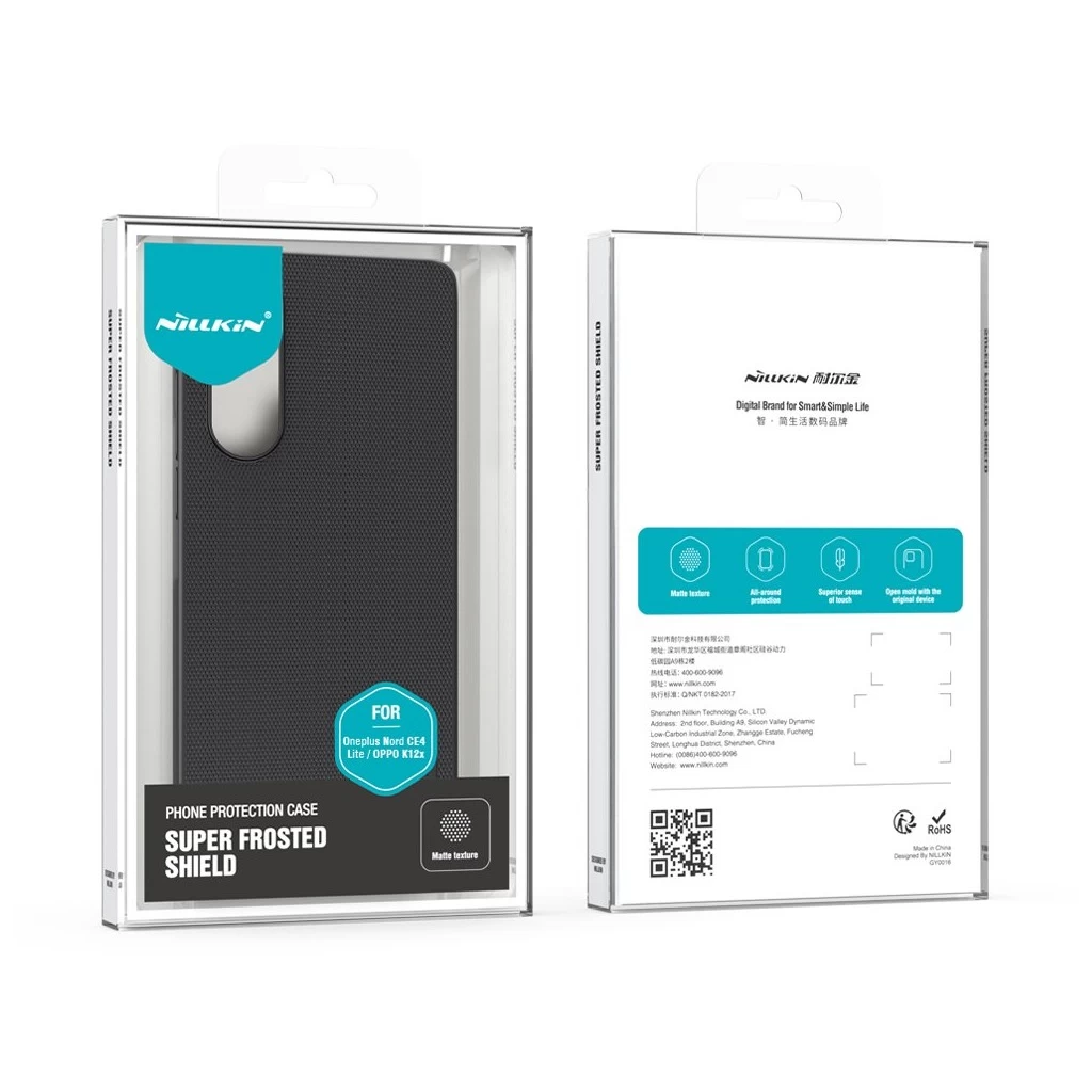 Nillkin Super Frosted Háttok OnePlus Nord CE4 Lite készülékhez pávakék
