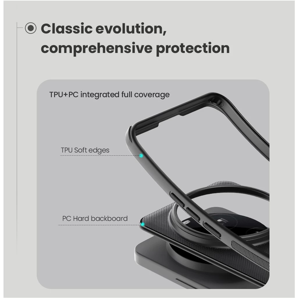 Nillkin Super Frosted PRO hátlaptok Xiaomi 15 Ultra készülékhez fekete