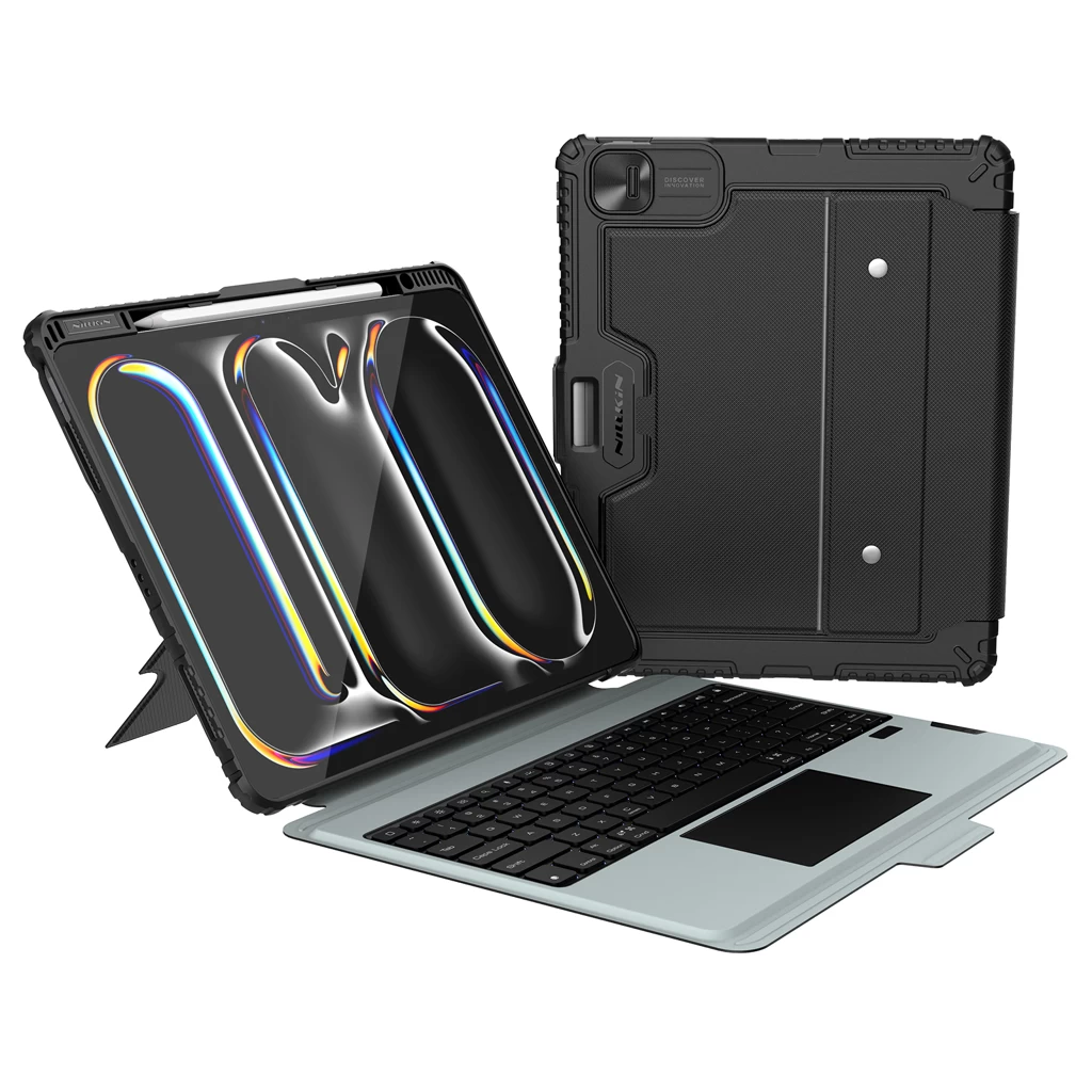 Nillkin Bumper Combo billentyűzetes tok (Backlit Version) iPad Pro 13 2024 készülékhez fekete