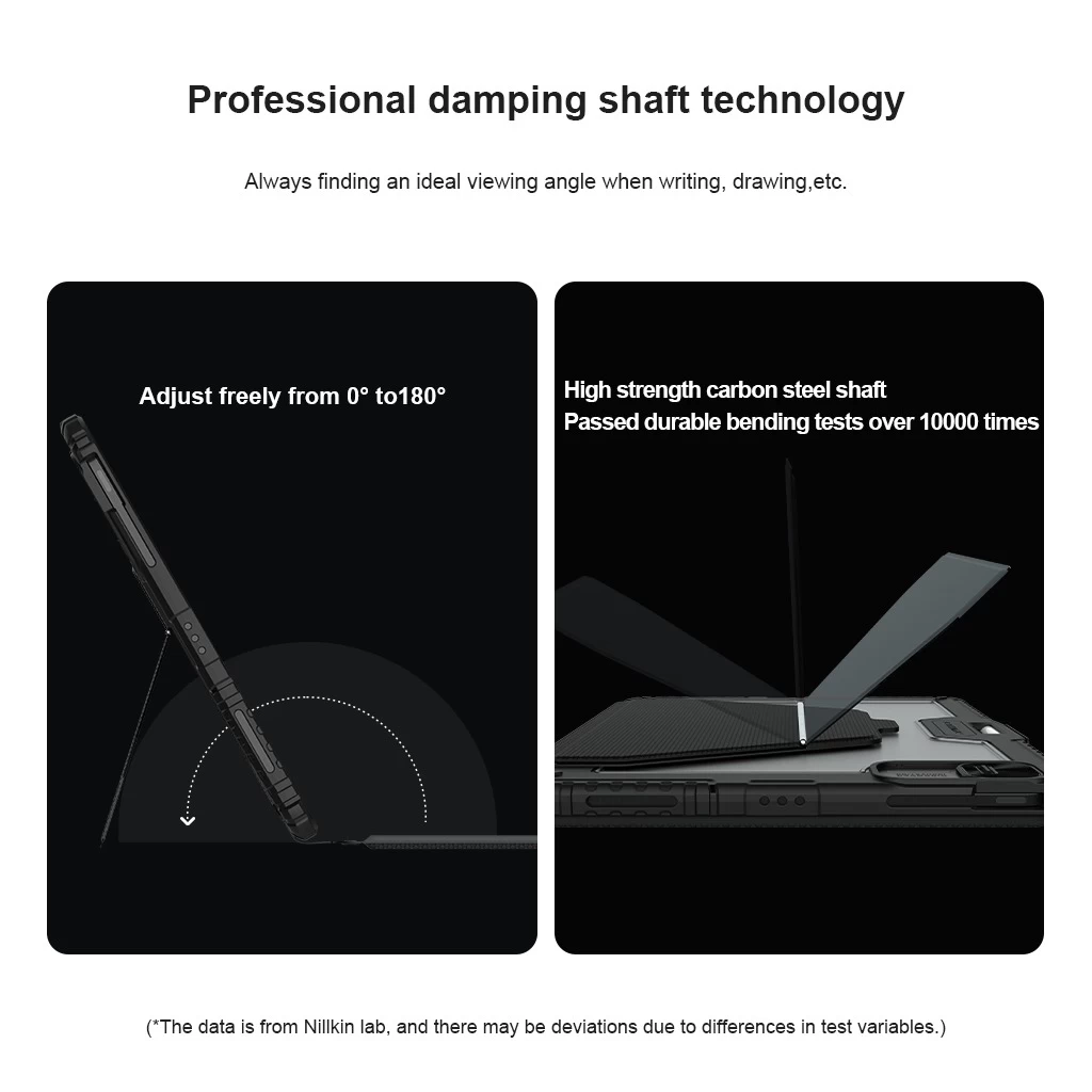 Nillkin Bumper Link billentyűzetes tok (Backlit Version) iPad Pro 13 2024 készülékhez fekete