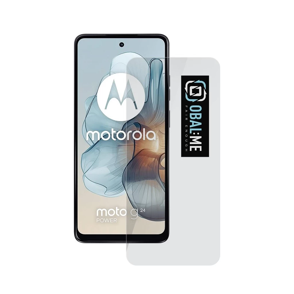 OBAL:ME 2.5D üveg kijelzővédő Motorola G24 Power/G04/G04s/E14 készülékhez átlátszó