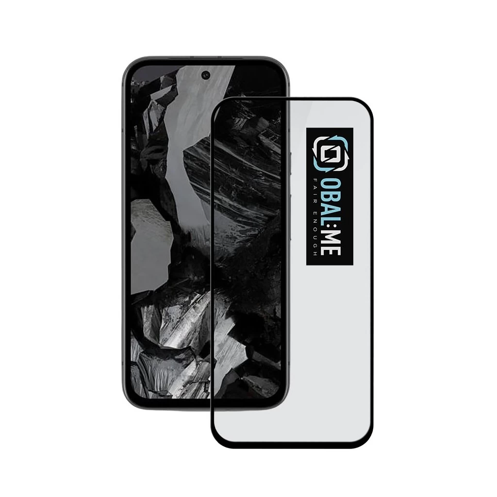 OBAL:ME 5D üveg kijelzővédő Google Pixel 8a készülékhez fekete
