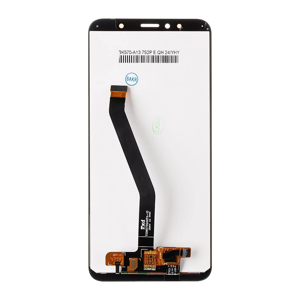 LCD kijelző + Touch egység Huawei Y6 Prime 2018 készülékhez fekete (No Logo)