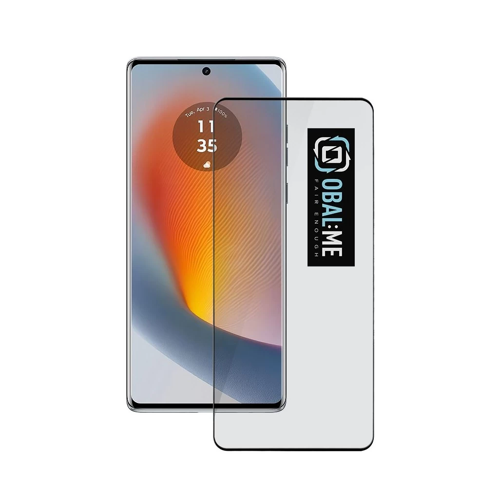 OBAL:ME 5D kijelzővédő, Motorola Edge 50 Fusion készülékhez fekete