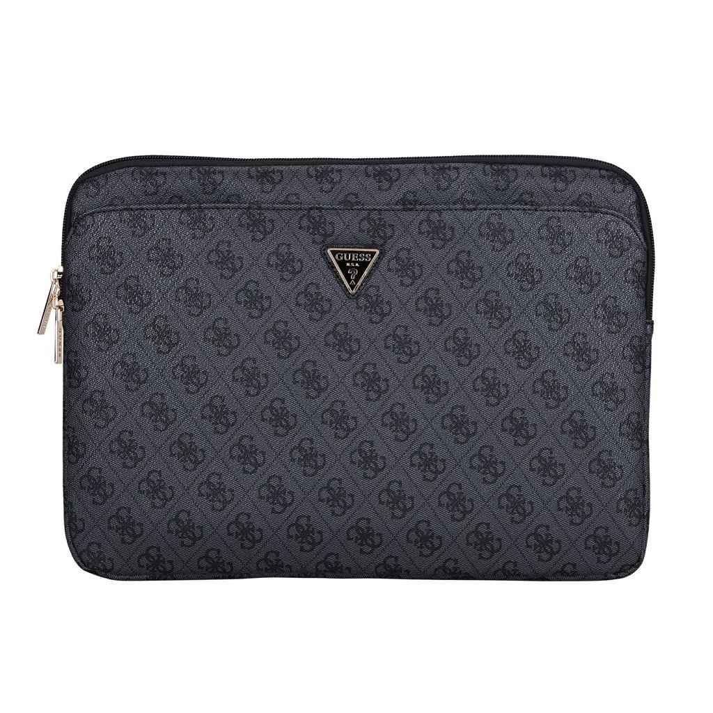 Guess PU 4G Triangle Logo Sleeve Notebook 14″ készülékhez fekete