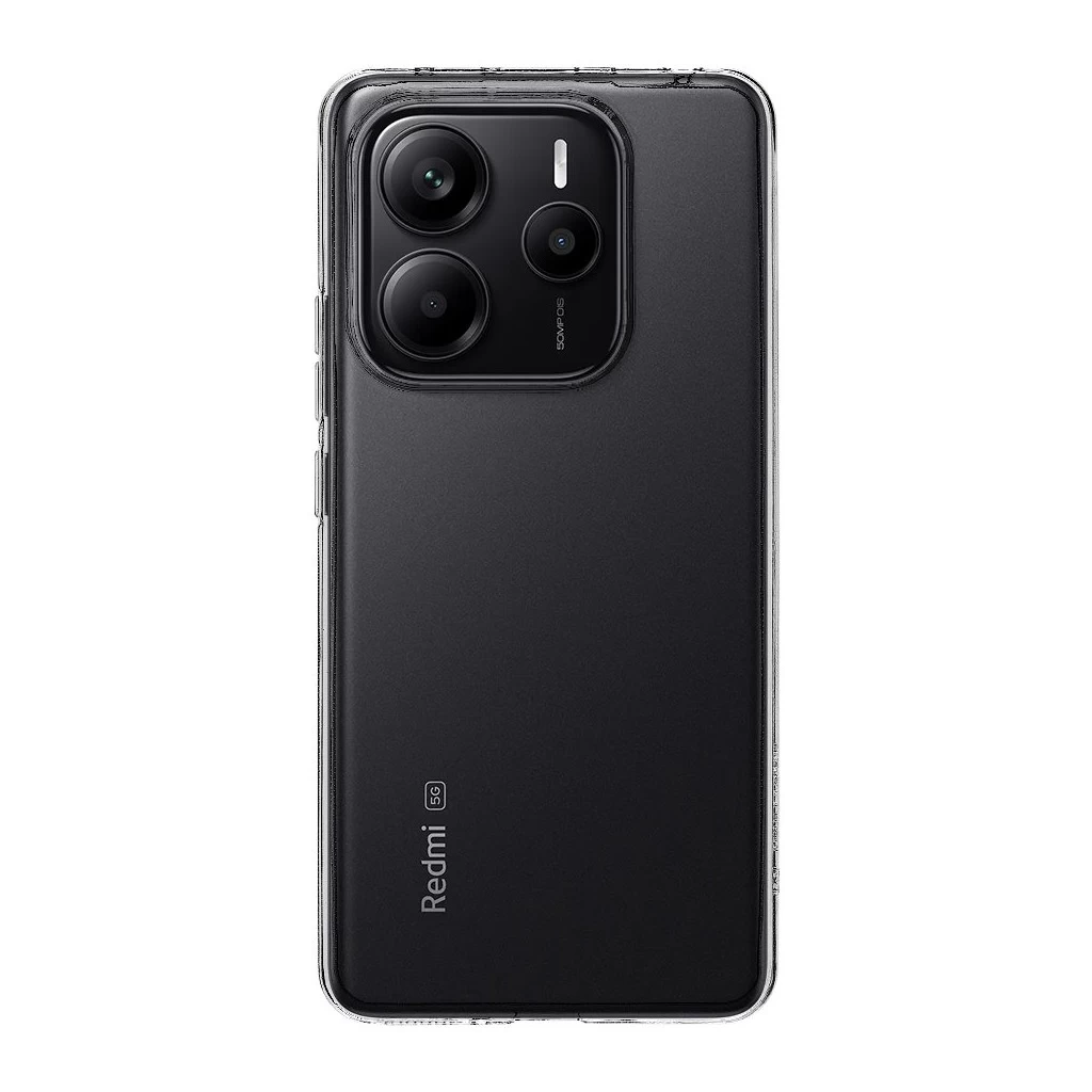 Tactical TPU tok Xiaomi Redmi Note 14 5G készülékhez – áttetsző