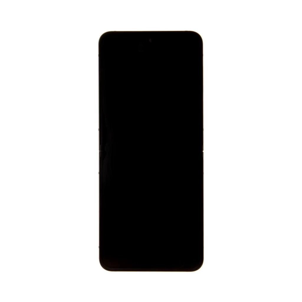 LCD kijelző + érintő egység + elülső tok Samsung F731 Galaxy Z Flip 5 5G készülékhez Service Pack grafit