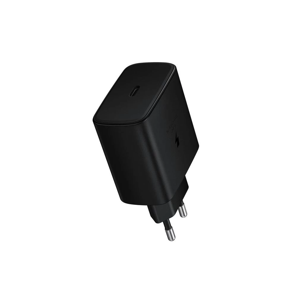 EP-TA845EBE Samsung Quickcharge USB-C 45W utazó töltő fekete – csomagolás nélküli gyártói
