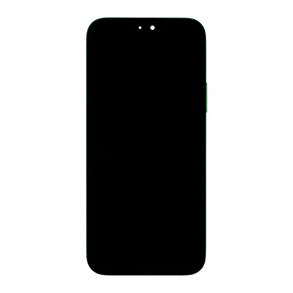 LCD kijelző, érintő egység és elölapi tok Honor X8b készülékhez – zöld