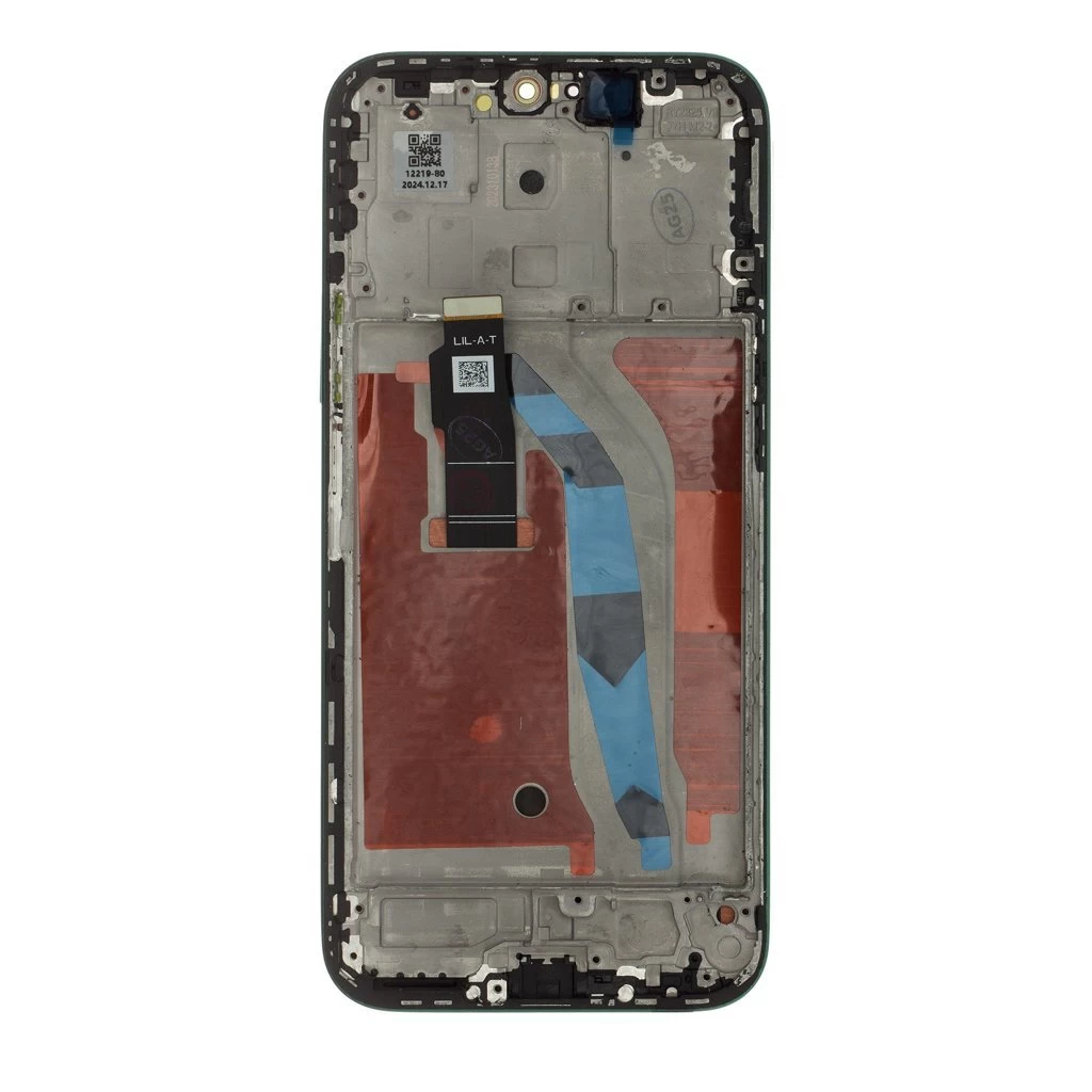 LCD kijelző, érintő egység és elölapi tok Honor X8b készülékhez – zöld