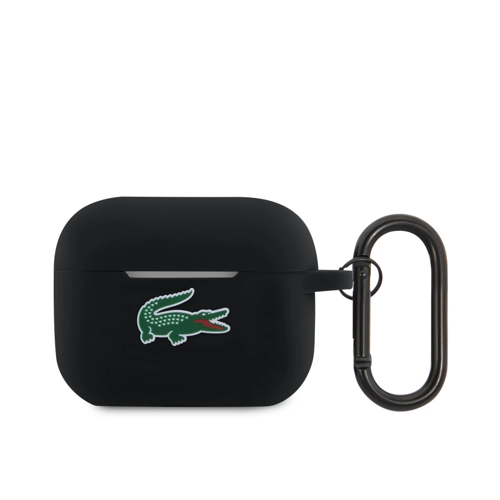 Lacoste Liquid Silicone Croc Logo tok AirPods Pro 2 készülékhez fekete