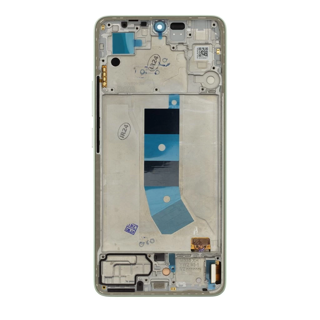 LCD kijelző + érintő egység + előlapi üveg Xiaomi Redmi Note 13 4G készülékhez mentazöld