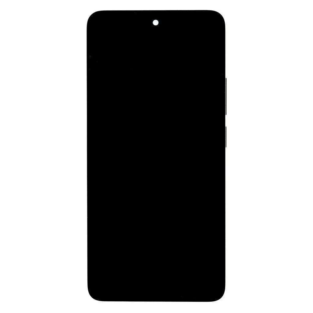 LCD kijelző + érintő egység + előlapi burkolat Xiaomi Redmi Note 13 4G készülékhez éjfekete
