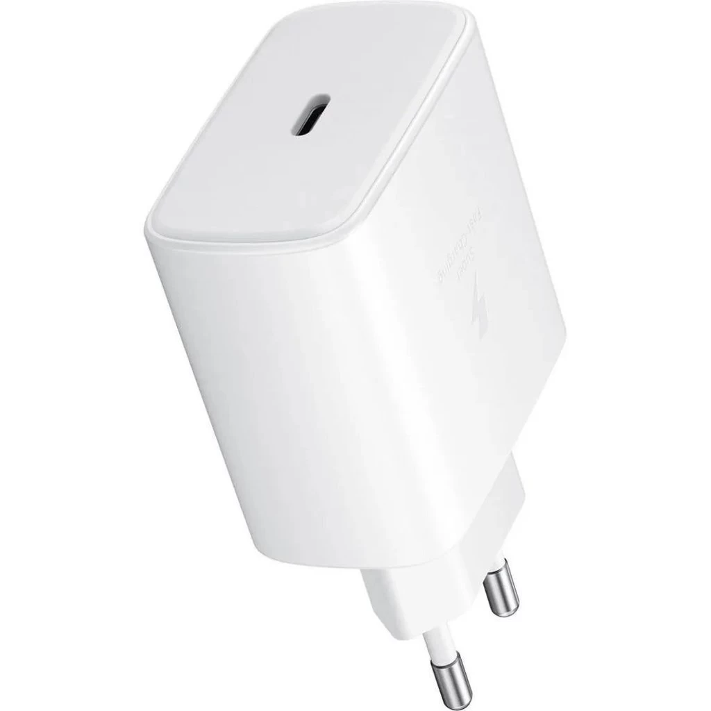 EP-TA845EWE Samsung Quickcharge USB-C 45W utazótöltő fehér – csomagolás nélküli gyártói