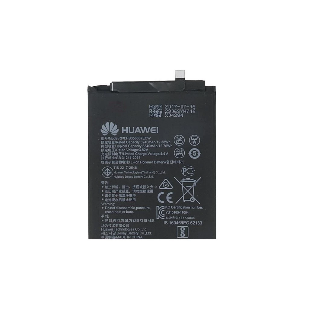 HB356687ECW Huawei akkumulátor 3340mAh Li-Pol (Service Pack)